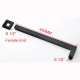 Square Matte Black 300mm Shower Head with Wall Mounted Shower Arm